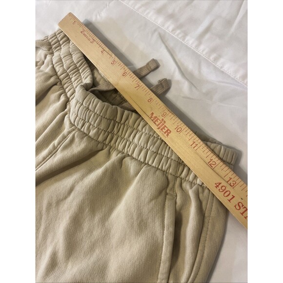 Nike Youth Girls Cotton Jogger Sweatpants Size XL Beige Drawstring Waist - Picture 6 of 13